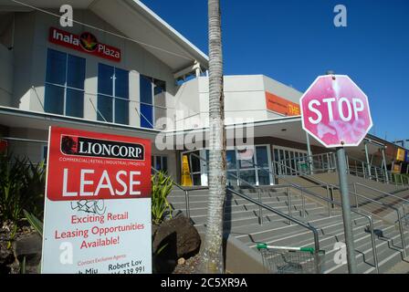 Di fronte a Inala Plaza, Inala, Brisbane, Queensland, Australia. Foto Stock