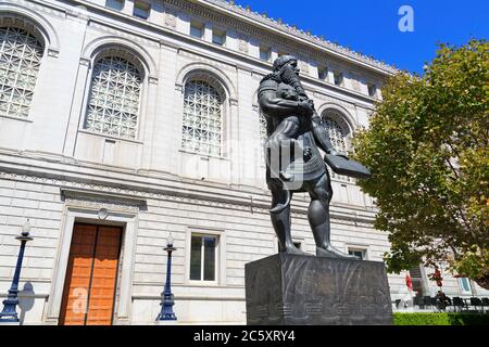 Ashurbanipal Re della Siria, Asian Art Museum, San Francisco, California, USA Foto Stock