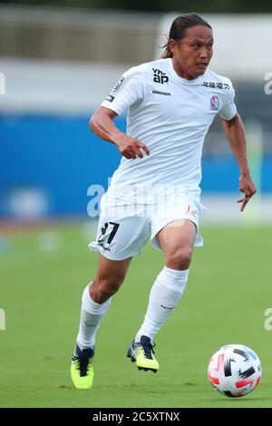 Kanagawa, Giappone. 5 luglio 2020. Yusuke Tanaka (Kataller) Calcio : 2020 J3 Lega Basketball 2 partite tra Y.S.C.C. Yokohama 3-4 Kataller Toyama allo stadio di calcio NHK Spring Mitsuzawa a Kanagawa, Giappone . Credit: Yohei Osada/AFLO SPORT/Alamy Live News Foto Stock