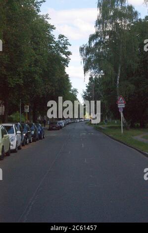 Der Hohenzollernring a Berlino-Spandau Foto Stock