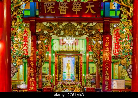 Santuario di Kuan Yin, Bangkok, Thailandia Foto Stock