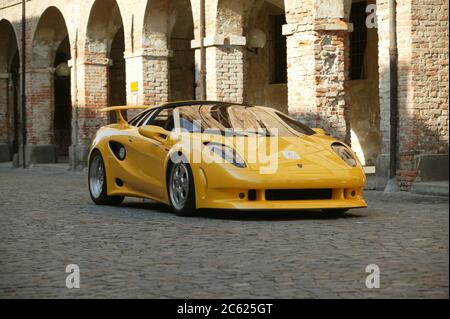 I Lamborghini Cala sul talDesign 35 ° anniversario di viaggio a Villa D'Este Lago di Como Italia 2003 Foto Stock