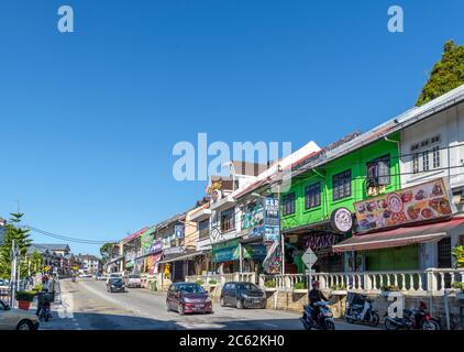 Il centro della città, Tanah rata, Cameron Highlands, Malesia Foto Stock