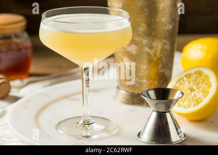 Boozy Bees inginocchiano cocktail di gin con limone Foto Stock
