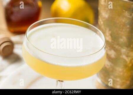 Boozy Bees inginocchiano cocktail di gin con limone Foto Stock