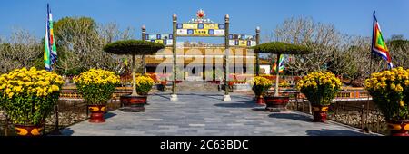 Huế (Vietnam); 03 febbraio 2020; Cittadella Imperiale di Hue, Palazzo Thái Hòa Foto Stock