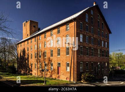 J. S. Halpine Magazzino di tabacco   New Milford, Connecticut, Stati Uniti d'America Foto Stock