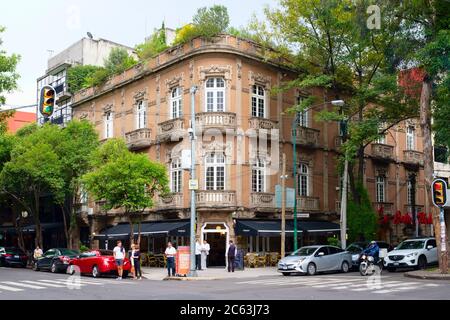 Ristorante Alvaro in viale Alvaro Obregon, nell'elegante quartiere di Roma Norte Foto Stock