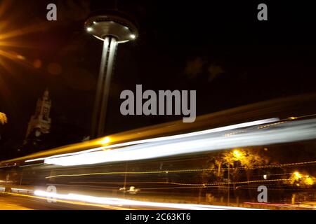 Madrid, Spagna; 06/07/2020.- El Faro de Moncloa un punto di osservazione 92 metri di altezza una delle attrazioni della città di Madrid.Foto: Juan Carlos Rojas / Picture Alliance | utilizzo in tutto il mondo Foto Stock