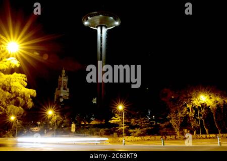 Madrid, Spagna; 06/07/2020.- El Faro de Moncloa un punto di osservazione 92 metri di altezza una delle attrazioni della città di Madrid.Foto: Juan Carlos Rojas / Picture Alliance | utilizzo in tutto il mondo Foto Stock