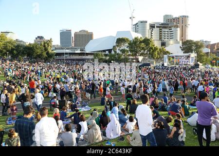 ADELAIDE, AUSTRALIA MERIDIONALE 26 gennaio 2020: Sfilata e celebrazioni Australia Day 2020 ad Adelaide, Australia Meridionale Foto Stock