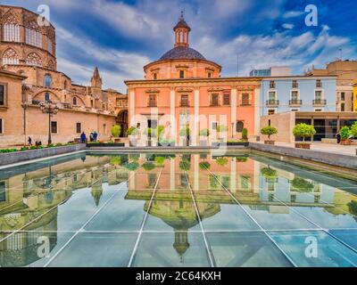 3 marzo 2020: Valencia, Spagna - la Basilica de la Virgen de los Desamparados (Basilica di nostra Signora dei abbandonati), un santuario del patrono di Foto Stock