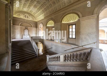 Italia, Lombardia, Pavia, Università Foto Stock