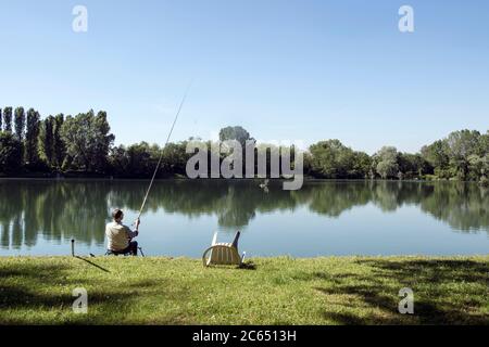 Italia, Lombardia, Milano, quartiere Baggio, Parco delle Cave Foto Stock