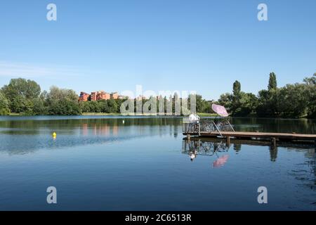 Italia, Lombardia, Milano, quartiere Baggio, Parco delle Cave Foto Stock