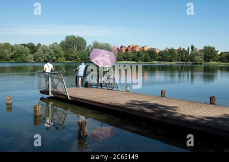 Italia, Lombardia, Milano, quartiere Baggio, Parco delle Cave Foto Stock