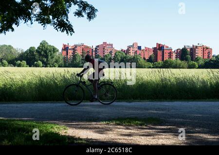 Italia, Lombardia, Milano, quartiere Baggio, Parco delle Cave Foto Stock