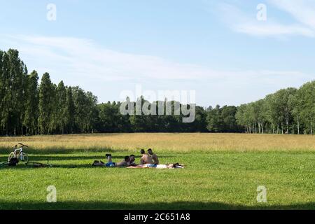 Italia, Lombardia, Milano, Parco Nord Foto Stock