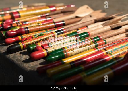Paesaggio e attività della gente del posto in Kutch Gujarat India Foto Stock