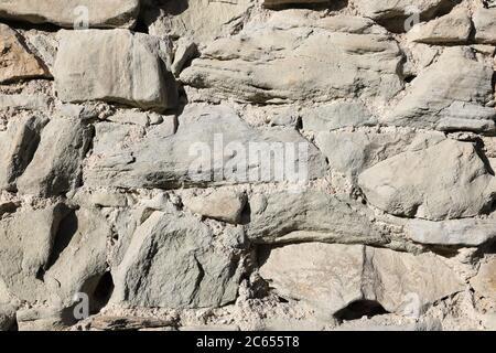 Storico muro di difesa della città di Zug, Svizzera Foto Stock