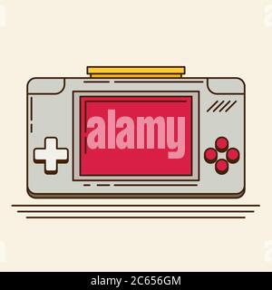 Vecchio Gadget. Vettore piatto Illustrazione Vettoriale