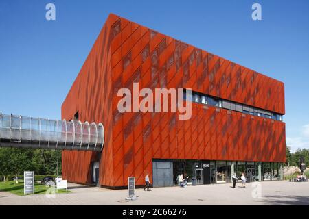 Ristorante e Museo della scienza Universum, Centro tecnologico di Brema, Germania, Europa Foto Stock