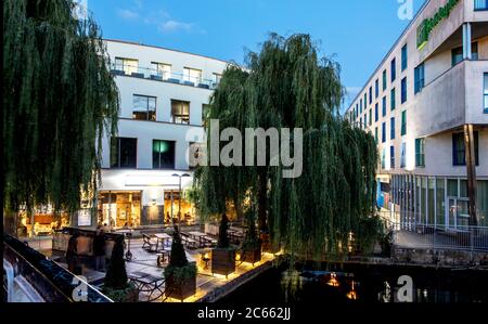 Camden Lock a Night London UK Foto Stock