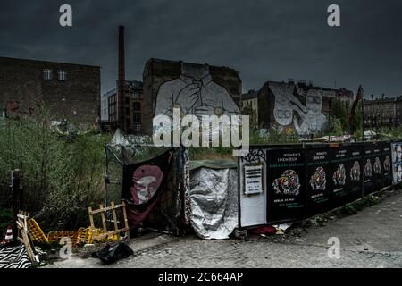 Backyard a Berlino Foto Stock