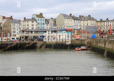 Scene di Bridlington, East Yorkshire Foto Stock