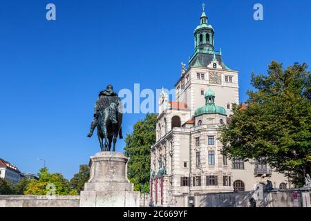 Museo Nazionale Bavarese, Altstadt Lehel, Monaco, alta Baviera, Baviera, Germania meridionale, Germania, Europa Foto Stock