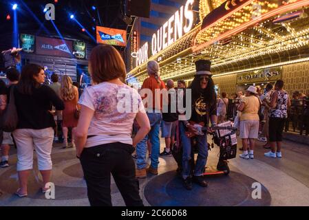 Alla scoperta delle strade e dei casinò di Las Vegas, Nevada, USA Foto Stock