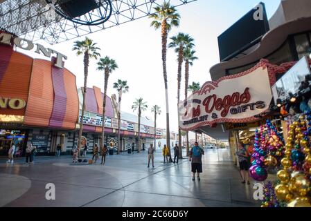 Alla scoperta delle strade e dei casinò di Las Vegas, Nevada, USA Foto Stock