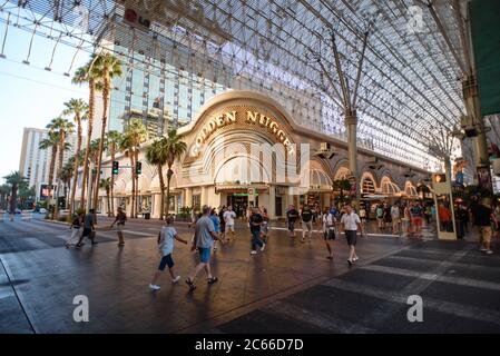 Alla scoperta delle strade e dei casinò di Las Vegas, Nevada, USA Foto Stock