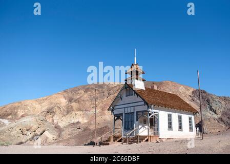 Calico Ghost Town, città fantasma in California, Stati Uniti Foto Stock