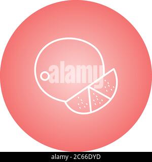 Icona linea vettore limite univoca Illustrazione Vettoriale