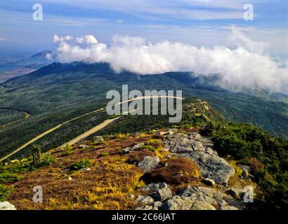 Whiteface Mountain Memorial Highway Foto Stock