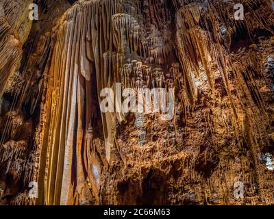 La Jama Baredine, grotta stalattitica, Nova Vas, Parenzo in Istria, Croazia, Europa Foto Stock