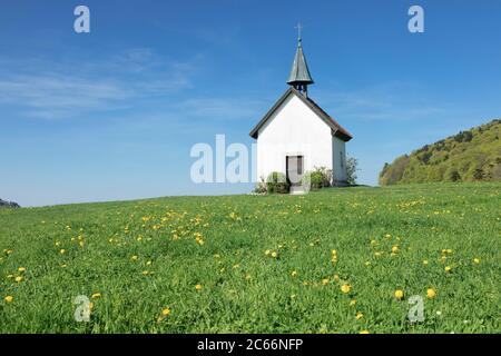 Saalenberg cappella vicino Sölden Foresta Nera, Baden-Württemberg, Germania Foto Stock