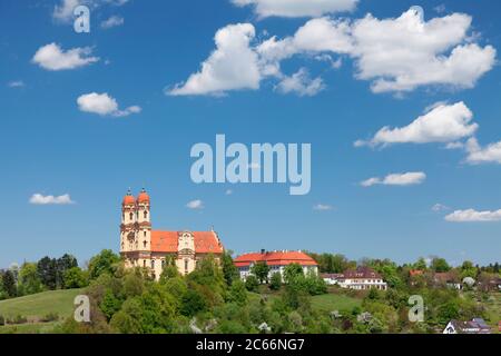 Schoenberg, Ellwangen, Baden-Wurttemberg, Germania Foto Stock