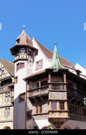 Maison Pfister, Colmar, Alsazia, Regione Grand Est, Francia Foto Stock