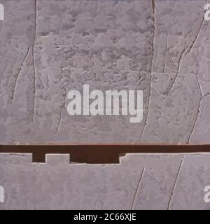 Pittura digitale ad olio. Arte astratta background Foto Stock