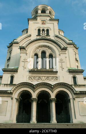 Chiesa di Sant'Alexandar Nevski, Sofia, Bulgaria Foto Stock