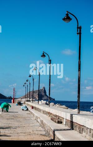 Visualizzazione delle immagini delle Isole Egadi, Sicilia, Italia, Europa Foto Stock