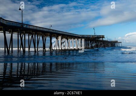 Molo di Pismo Beach, California, Stati Uniti Foto Stock