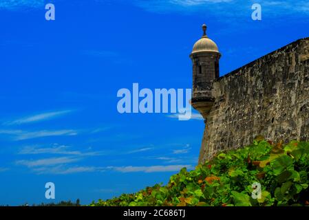 Le mura di San Juan Foto Stock