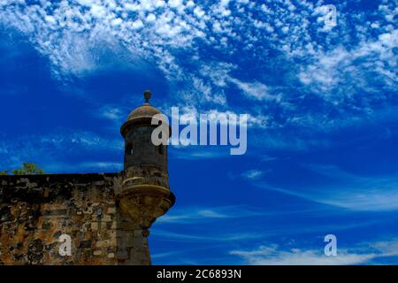 Le mura di San Juan Foto Stock