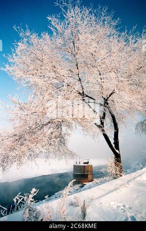 La Rime della provincia di heilongjiang Foto Stock