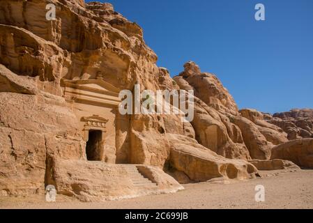 Asia, Medio Oriente, Giordania, Little Petra Foto Stock