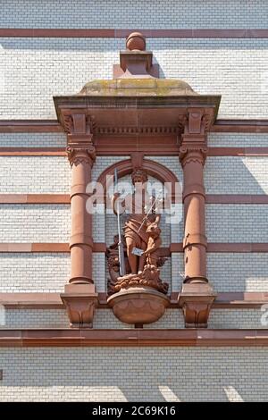 Ufficio postale principale, Schwerin, Meclemburgo-Pomerania occidentale, Germania Foto Stock