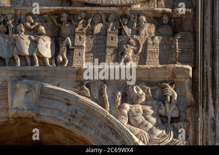 Italia Lazio Roma, Arco di Costantino Foto Stock